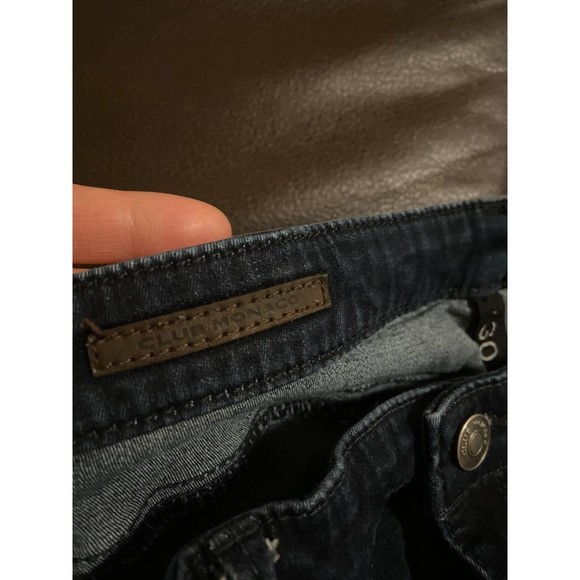 Club Monaco Women's Skinny Jeans 30 inches Dark Wash - Picture 3 of 4